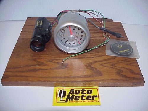 Autometer 3&#034; pro comp ultra 11,000 rpm memory tachometer &amp; pro shift lite nascar