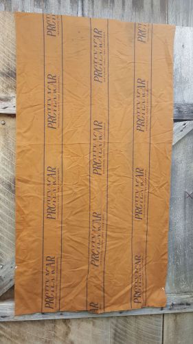 Vintage protexacar fender protector brown fabric