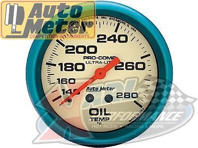 Auto meter #4541 ultra-nite oil temp gauge
