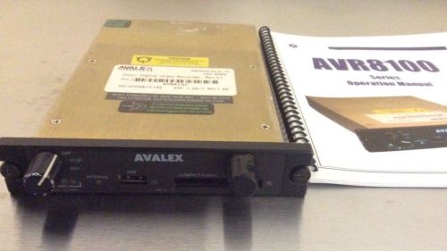 Avalex avr8140 nvg digital video recorder with operator manual. kln-94 available