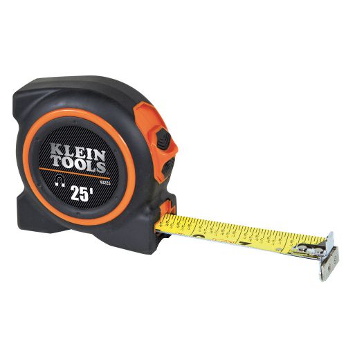 Klein tools tape measure w/magnetic double hook - 25&#039; -93225