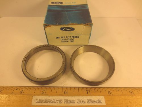 2 pcs, ford box 1965/1978 mustang &#034;cup&#034; (front wheel bearing inner) l68110-b nos