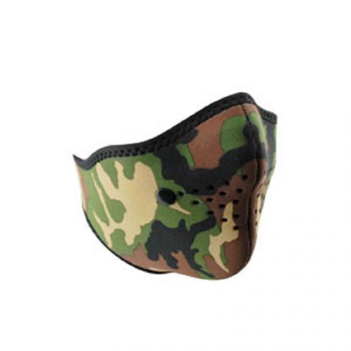 Neo-x face mask, removable filter, woodland camo