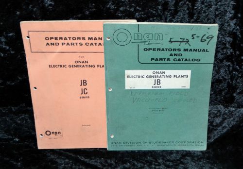 Purchase Vintage Onan Engine Operators Parts Manuals,Generator