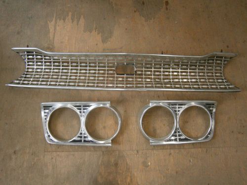 1963 ford galaxie front grille and bezels
