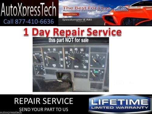 International truck semi speedometer gauge cluster repair service bus 91 up
