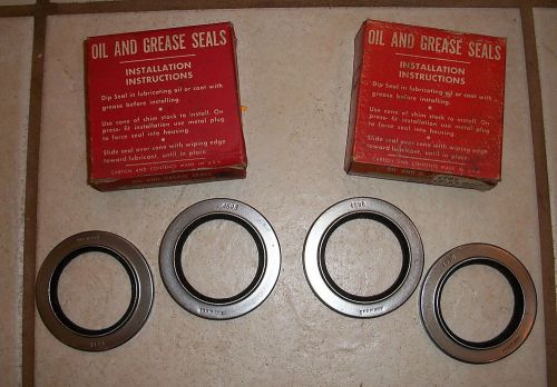 2 pair 1958 1959 1960 chevrolet passenger front wheel grease seals 3742392
