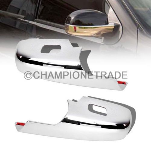 Chrome rearview side mirror covers for 07-11 chevy avalanche tahoe gmc yukon ct