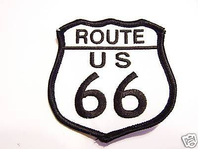#0467 motorcycle vest patch route 66