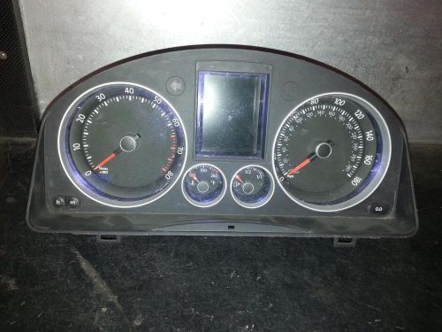 Volkswagen golf speedometer cluster; (cluster), vin k (8th digit), (gti), mph,