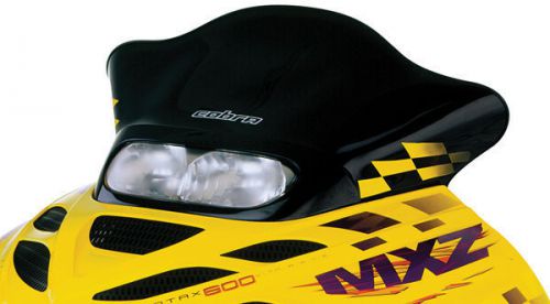Powermadd - 13225 - cobra windshield, 13.25in. - black/yellow checks