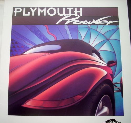 Nos mopar 1997 plymouth prowler press kit w/ envelope &amp; slides