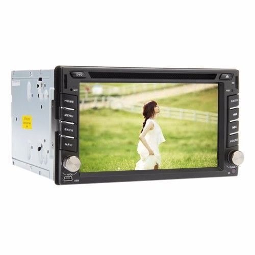 Android 4.4 double 2 din car stereo gps dvd player 6.2 bluetooth radio 3g wifi u