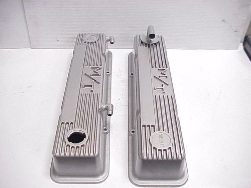 60s mickey thompson finned aluminum valve covers for sb chevy