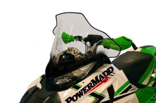 Powermadd - 12030 - cobra windshield, 17in. - clear with black fade