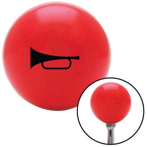 Black horn trumpet red shift knob with m16 x 1.5 insertknob boot gear lever oe
