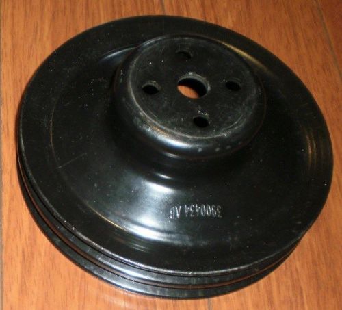 Nos double groove gm 1967 1968 3900434 ab water pump pulley camaro corvette