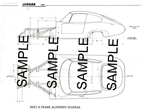 Jaguar xke frame diagram with dimensions chart mof bk