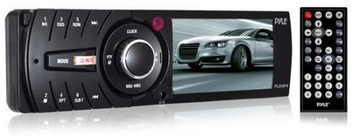 New pyle car in-dash 3&#034; tft/lcd monitor usb/sd am/fm aux-in stereo receiver 240w