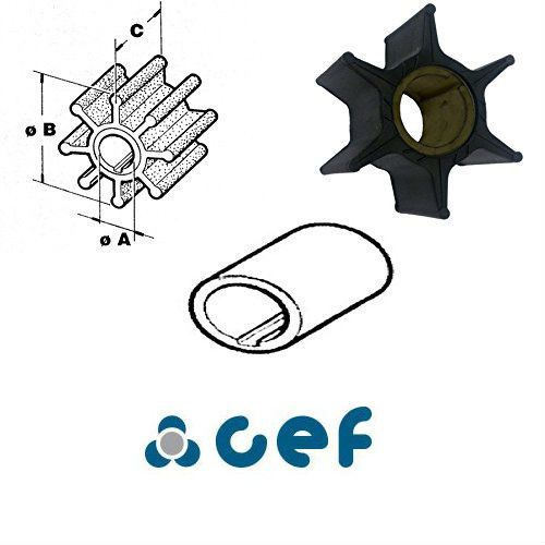 Yamaha cef outboard water pump replacement impeller 500363  63v-44352-01