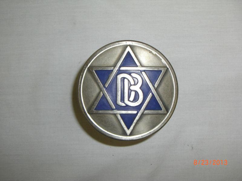 Vintage, antique, original, dodge brothers automobile bumper medallion, emblem
