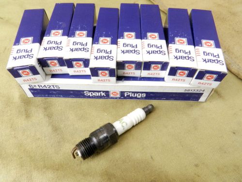 Spark plug ac delco r42ts pack of 8 spark plugs gm part # 5613324