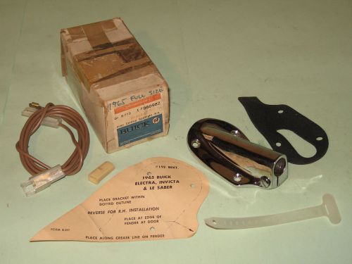 1965 buick lesabre wildcat electra nos rh spotlight bracket kit 980982