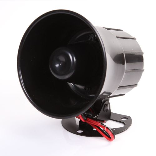 12v siren air horn speaker car auto van truck pa system 15w loud electric alarm