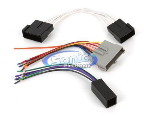 Scosche fdk2b factory amplifier bypass harness for select 1989-94 ford vehicles