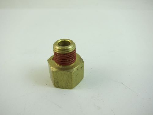 Brass adapter fitting 1/8&#034; male pipe thread to 1/4 female ns6578 oil gas nitrous