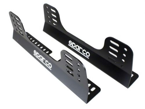 Sparco 004902 side mount black steel brackets
