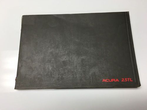 1997 acura 2.5tl owner&#039;s manual - part # 31sw5610