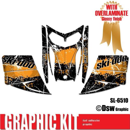 Sled wrap decal sticker graphics kit for ski-doo rev mxz snowmobile 03-07 sl6510
