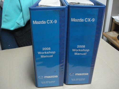 2008 mazda cx-9 workshop manual set