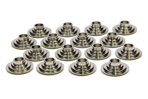 Pac titanium 10 degree triple valve spring retainer 16 pc p/n pac-r501