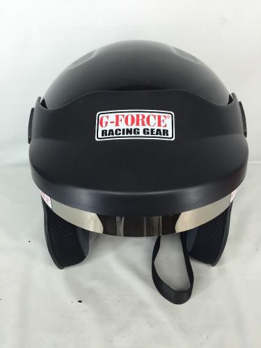 Used g-force racing gear snell sa2015 open face gf1 helmet extra-large black