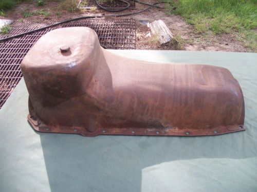 Used 1970-80&#039;s ?  oldsmobile  oil pan   used  part  read description