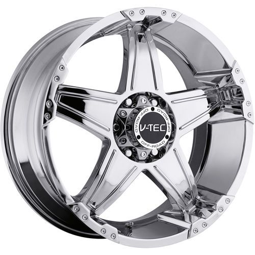 395-22983c30 22x9.5 6x5.5 (6x139.7) wheels rims chrome +30 offset alloy 5 spoke