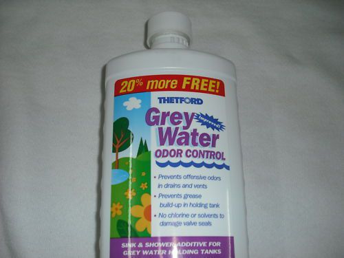Rv - thetford grey water odor control - sink &amp; shower additive - ez to use!