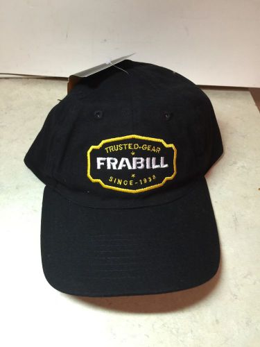 New with tags trusted gear frabill black hat # 7603