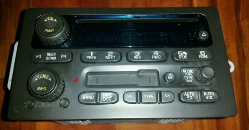 2005 gm chevy tahoe stock cd tape radio, used. may or may not need work