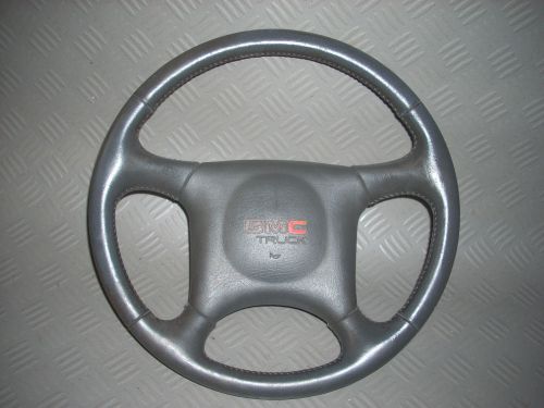 95 96 97 98 sierra silverado truck c2500 c3500 leather steering wheel