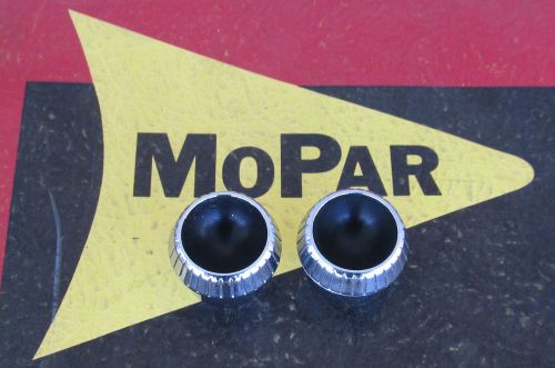 Nos 1961 chrysler radio knob pair outer 300 newport