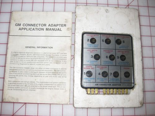 Matco et-1217 gm connector adaptor
