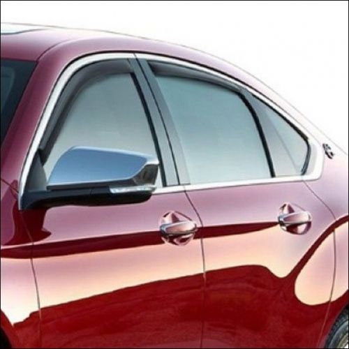 Brand new genuine oem gm accessory side window air deflectors 2014-2016 impala