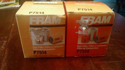 Fram p7514 fuel filter set of two
