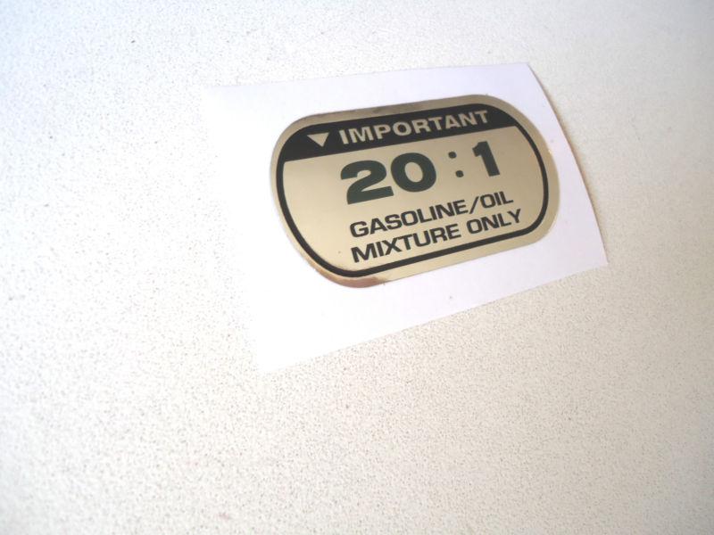Honda odyssey fl250 fl 250 atv fuel tank gas cap mixture vinyl decal sticker