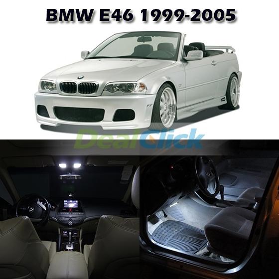  white interior light lamp package for bmw e46 sedan wagon coupe convertible
