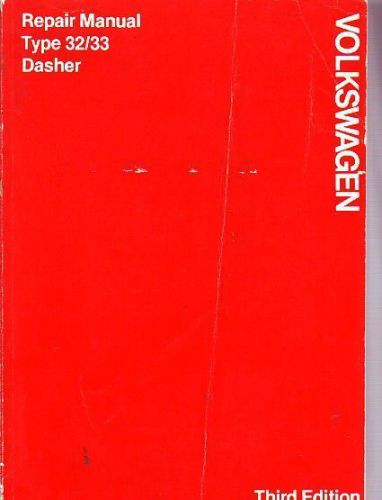 1974-1979 vw volkswagen dasher factory service manual