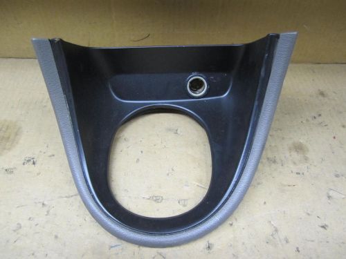 Ford mustang 00 2000 center console shift bezel w/ power outlet black oe